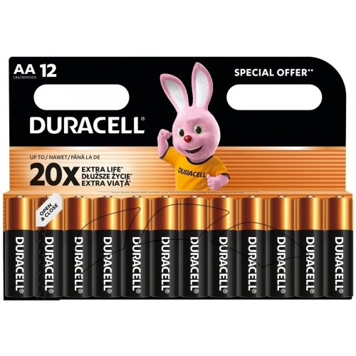Батарейки Duracell AA (LR06) MN1500 12 шт. (5020552/5014478/5014447/5016914) купить в Украине | Telemart фото