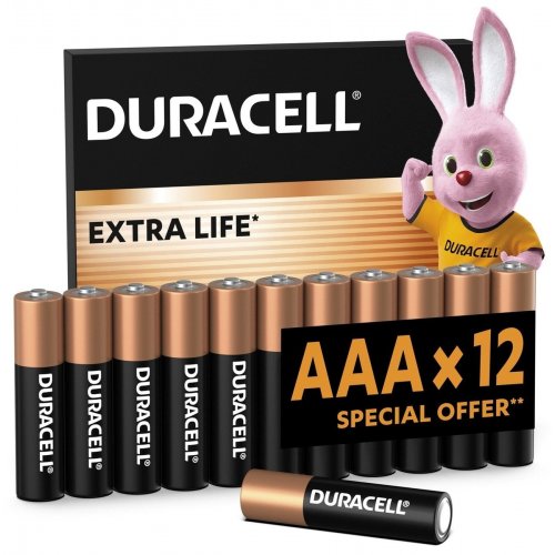 Батарейки Duracell AAA (LR03) MN2400 12 шт. (5020553/5014479/5005965/5014448) купить в Украине | Telemart фото