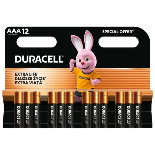 Батарейки Duracell AAA (LR03) MN2400 12 шт. (5020553/5014479/5005965/5014448) купить в Украине | Telemart фото