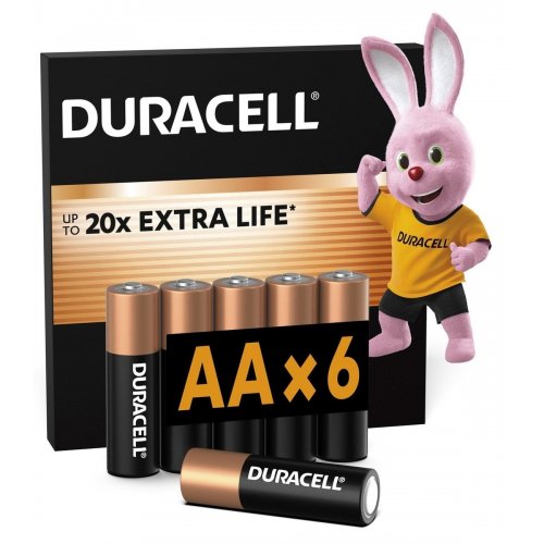 Батарейки Duracell AA (LR06) MN1500 6 шт. (5020636/5016888/5007757/5014443) купити в Україні | Telemart фото