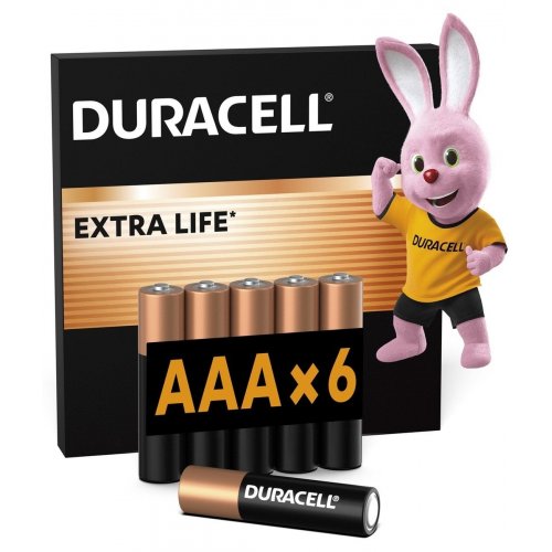 Батарейки Duracell AAA (LR03) MN2400 6 шт. (5020638/5016900/5007758/5014444) купити в Україні | Telemart фото
