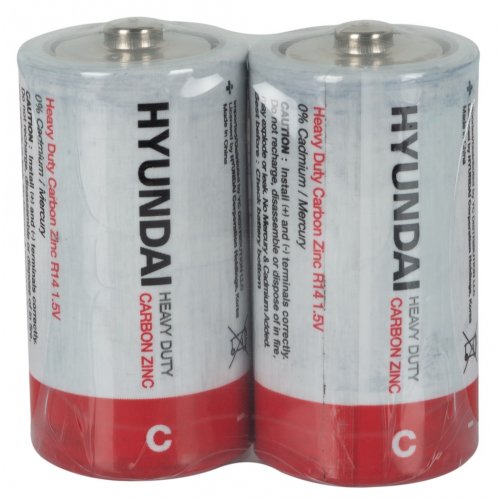Батарейки Hyundai C (R14) Heavy Duty 2 шт. (HT7007004) купить в Украине: Киев, Днепр, Харьков, Одесса  | Низкая цена, отзывы, характеристики от TELEMART фото