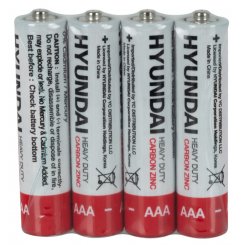 Батарейки Hyundai AAA (R03) Heavy Duty 4 шт. (HT7007007)