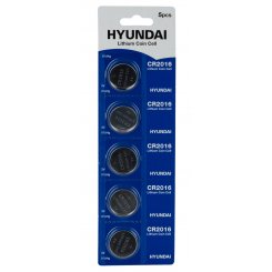 Батарейки Hyundai CR2016 5 шт. (HT7009016)