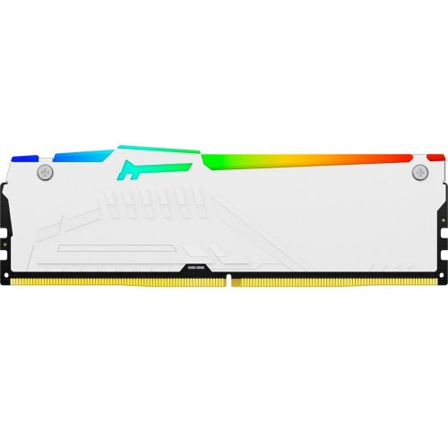 Уцінка озп Kingston DDR5 32GB 6000Mhz FURY Beast RGB White (KF560C30BWEA-32) (Розкрита упаковка, 889908) купити в Україні: Київ, Львів, Хмельницький, Тернопіль, Івано-Франківськ | Перевірка сумісності, низька ціна, відгуки, характеристики від TELEMART фото