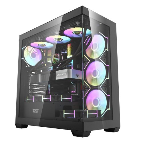 Корпус DarkFlash DS9000 без БЖ Black (Відновлено продавцем, 889926) купити в Україні: Київ, Львів, Хмельницький, Тернопіль, Івано-Франківськ | Перевірка сумісності, низька ціна, відгуки, характеристики від TELEMART фото