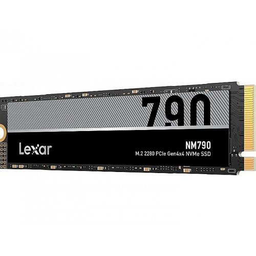 Уцінка SSD-диск Lexar NM790 3D NAND TLC 4TB M.2 (2280 PCI-E) NVMe x4 (LNM790X004T-RNNNG) (Пошкоджене пакування, 889930) купити в Україні: Київ, Львів, Хмельницький, Тернопіль, Івано-Франківськ | Перевірка сумісності, низька ціна, відгуки, характеристики від TELEMART фото