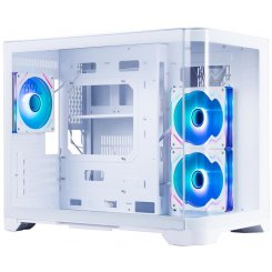 Корпус 1stPlayer UV6-WH-2FC7R-W-1FC7-W без БП White (Восстановлено продавцом, 889941)
