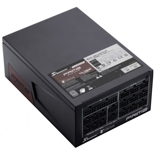Блок живлення Seasonic Prime TX-1600W ATX 3.1 Noctua Edition (PRIME TX 1600-ATX31 NOCTUA EDITION) купити в Україні: Київ, Львів, Хмельницький, Тернопіль, Івано-Франківськ | Перевірка сумісності, низька ціна, відгуки, характеристики від TELEMART фото