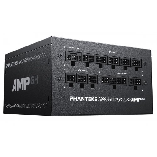 Блок живлення Phanteks AMP GH 850W (0886523510413) Black купити в Україні: Київ, Львів, Хмельницький, Тернопіль, Івано-Франківськ | Перевірка сумісності, низька ціна, відгуки, характеристики від TELEMART фото
