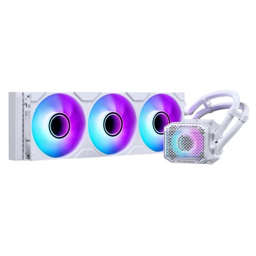 Готова СВО Phanteks Glacier One 360M25G2 (0886523703259) White купити в Україні: Київ, Львів, Хмельницький, Тернопіль, Івано-Франківськ | Перевірка сумісності, низька ціна, відгуки, характеристики від TELEMART фото