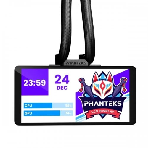 Готова СВО Phanteks Glacier One 360M25 LCD (0886523004202) Black купити в Україні: Київ, Львів, Хмельницький, Тернопіль, Івано-Франківськ | Перевірка сумісності, низька ціна, відгуки, характеристики від TELEMART фото