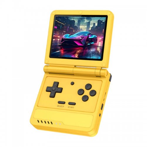 Портативная ретро-консоль Powkiddy v90s 64GB Yellow купить в Украине: Киев, Днепр, Харьков, Одесса  | Низкая цена, отзывы, характеристики от TELEMART фото
