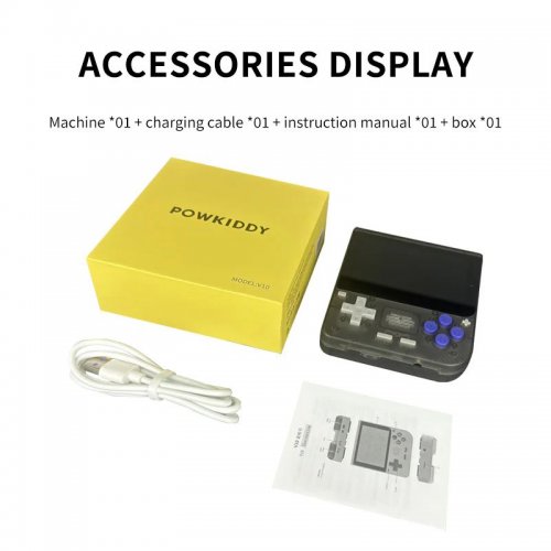 Портативная игровая консоль Powkiddy v10 64GB Gray купить в Украине: Киев, Днепр, Харьков, Одесса  | Низкая цена, отзывы, характеристики от TELEMART фото