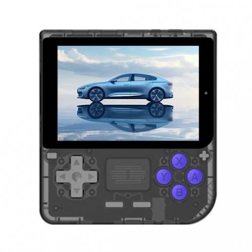 Портативная игровая консоль Powkiddy v10 64GB Transparent Black купить в Украине: Киев, Днепр, Харьков, Одесса  | Низкая цена, отзывы, характеристики от TELEMART фото