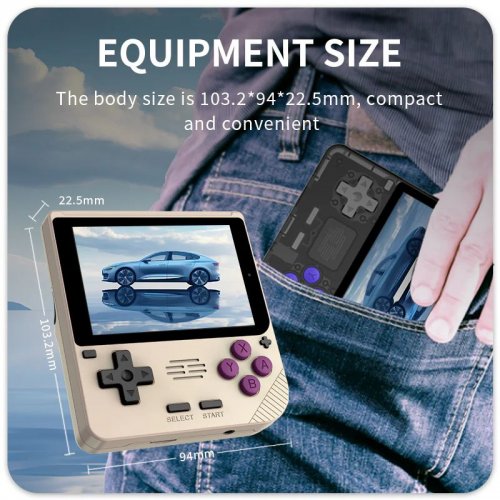 Портативная игровая консоль Powkiddy v10 64GB Transparent Purple купить в Украине: Киев, Днепр, Харьков, Одесса  | Низкая цена, отзывы, характеристики от TELEMART фото