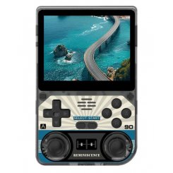 Портативная игровая консоль Powkiddy V20 64GB Transparent Black