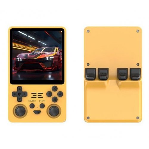 Портативная игровая консоль Powkiddy RGB20SX 64GB Yellow купить в Украине: Киев, Днепр, Харьков, Одесса  | Низкая цена, отзывы, характеристики от TELEMART фото