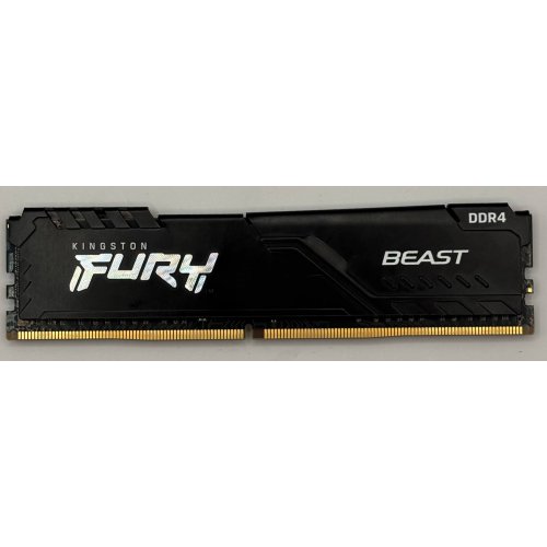 Озп Kingston DDR4 8GB 3600Mhz FURY Beast Black (KF436C17BB/8) (Відновлено продавцем, 890095) купити в Україні: Київ, Львів, Хмельницький, Тернопіль, Івано-Франківськ | Перевірка сумісності, низька ціна, відгуки, характеристики від TELEMART фото
