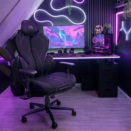 Игровое кресло Proove Gaming Respawn (GCRS0001001) Black/Purple купить в Украине: Киев, Днепр, Харьков, Одесса  | Низкая цена, отзывы, характеристики от TELEMART фото