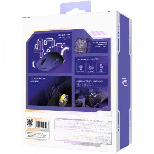 Мышка Proove Gaming Taipan (WMTP00022016) Black/Purple купить в Украине: Киев, Днепр, Харьков, Одесса  | Низкая цена, отзывы, характеристики от TELEMART фото
