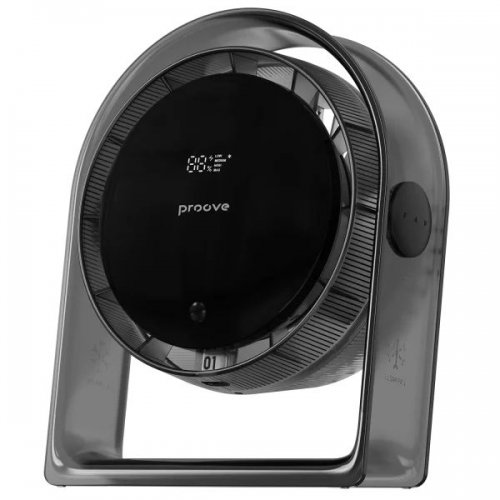 Портативний вентилятор Proove Blower (PFBR08002003) Gray купити в Україні: Київ, Львів, Хмельницький, Тернопіль, Івано-Франківськ | Низька ціна, відгуки, характеристики від TELEMART фото