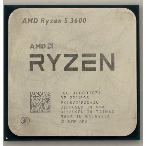 Процесор AMD Ryzen 5 3600 3.6(4.2)GHz 32MB sAM4 Tray (100-000000031) (Відновлено продавцем, 890118) купити в Україні: Київ, Львів, Хмельницький, Тернопіль, Івано-Франківськ | Перевірка сумісності, низька ціна, відгуки, характеристики від TELEMART фото