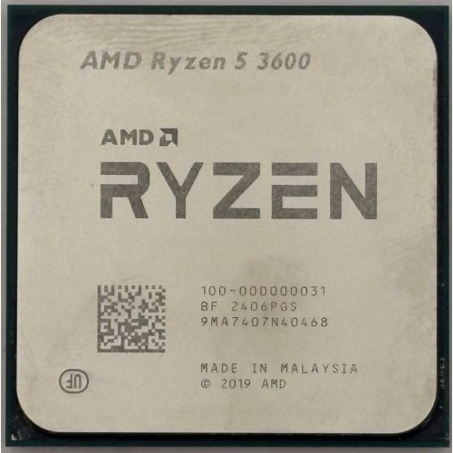 Процесор AMD Ryzen 5 3600 3.6(4.2)GHz 32MB sAM4 Tray (100-000000031) (Відновлено продавцем, 890120) купити в Україні: Київ, Львів, Хмельницький, Тернопіль, Івано-Франківськ | Перевірка сумісності, низька ціна, відгуки, характеристики від TELEMART фото