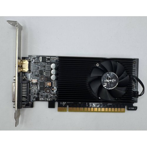 Відеокарта Gigabyte GeForce GT 730 Low profile 2048MB (GV-N730D5-2GL) (Відновлено продавцем, 890130) купити в Україні: Київ, Львів, Хмельницький, Тернопіль, Івано-Франківськ | Перевірка сумісності, низька ціна, відгуки, характеристики від TELEMART фото