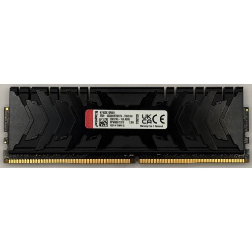 Озп Kingston DDR4 8GB 3200Mhz FURY Renegade Black (KF432C16RB/8) (Відновлено продавцем, 890134) купити в Україні: Київ, Львів, Хмельницький, Тернопіль, Івано-Франківськ | Перевірка сумісності, низька ціна, відгуки, характеристики від TELEMART фото