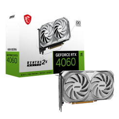 Видеокарта MSI GeForce RTX 4060 VENTUS 2X WHITE OC 8192MB (RTX 4060 VENTUS 2X WHITE 8G OC) (Восстановлено продавцом, 890169)
