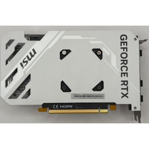 Відеокарта MSI GeForce RTX 4060 VENTUS 2X WHITE OC 8192MB (RTX 4060 VENTUS 2X WHITE 8G OC) (Відновлено продавцем, 890169) купити в Україні: Київ, Львів, Хмельницький, Тернопіль, Івано-Франківськ | Перевірка сумісності, низька ціна, відгуки, характеристики від TELEMART фото