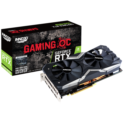 Видеокарта Inno3D GeForce RTX 2060 SUPER Gaming OC X2 8192MB (N206S2-08D6X-17311165) (Восстановлено продавцом, 890181) купить в Украине: Киев, Днепр, Харьков, Одесса  | Проверка совместимости, низкая цена, отзывы, характеристики от TELEMART фото