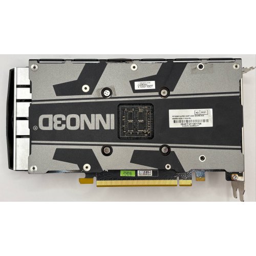 Видеокарта Inno3D GeForce RTX 2060 SUPER Gaming OC X2 8192MB (N206S2-08D6X-17311165) (Восстановлено продавцом, 890181) купить в Украине: Киев, Днепр, Харьков, Одесса  | Проверка совместимости, низкая цена, отзывы, характеристики от TELEMART фото