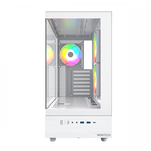 Корпус Montech XR без БП White (Восстановлено продавцом, 890196) купить в Украине: Киев, Днепр, Харьков, Одесса  | Проверка совместимости, низкая цена, отзывы, характеристики от TELEMART фото