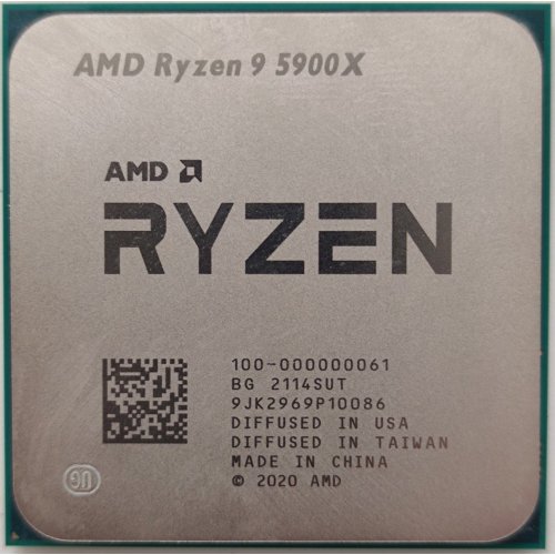 Процессор AMD Ryzen 9 5900X 3.7(4.8)GHz 64MB sAM4 Tray (100-000000061) (Восстановлено продавцом, 890220) купить в Украине: Киев, Днепр, Харьков, Одесса  | Проверка совместимости, низкая цена, отзывы, характеристики от TELEMART фото