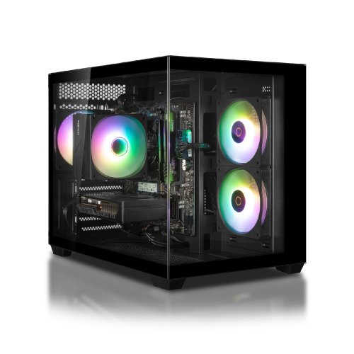 Компьютер HEXO Gaming RTX5060 Pro (HGPAQ-5700N5060-32S1TBK) Black купить в Украине: Киев, Днепр, Харьков, Одесса  | Низкая цена, отзывы, характеристики от TELEMART фото