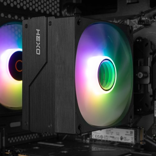 Компьютер HEXO Gaming RTX5060 Pro (HGPAQ-5700N5060-32S1TBK) Black купить в Украине: Киев, Днепр, Харьков, Одесса  | Низкая цена, отзывы, характеристики от TELEMART фото