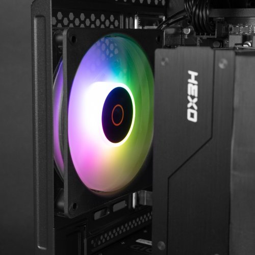Компьютер HEXO Gaming RTX5060 Pro (HGPAQ-5700N5060-32S1TBK) Black купить в Украине: Киев, Днепр, Харьков, Одесса  | Низкая цена, отзывы, характеристики от TELEMART фото