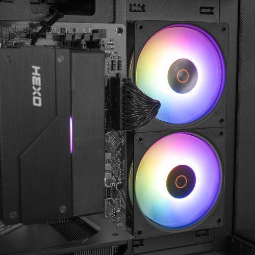 Компьютер HEXO Gaming RTX5060 Pro (HGPAQ-5700N5060-32S1TBK) Black купить в Украине: Киев, Днепр, Харьков, Одесса  | Низкая цена, отзывы, характеристики от TELEMART фото