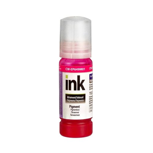 Чернила ColorWay Epson EP649 70ml (CW-EP649M01) Magenta купить в Украине: Киев, Днепр, Харьков, Одесса  | Низкая цена, отзывы, характеристики от TELEMART фото