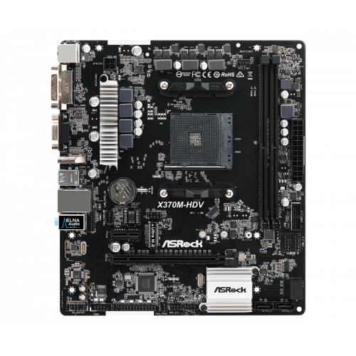 Photo Motherboard AsRock X370M-HDV (sAM4, AMD X370)