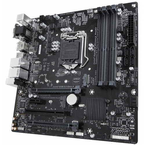 Photo Motherboard Gigabyte Q370M D3H GSM PLUS (s1151-V2, Intel Q370)