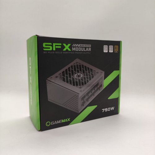 Блок живлення GAMEMAX GS-750G 750W (GS-750G BLACK) Black (Відновлено продавцем, 890528) купити в Україні: Київ, Львів, Хмельницький, Тернопіль, Івано-Франківськ | Перевірка сумісності, низька ціна, відгуки, характеристики від TELEMART фото