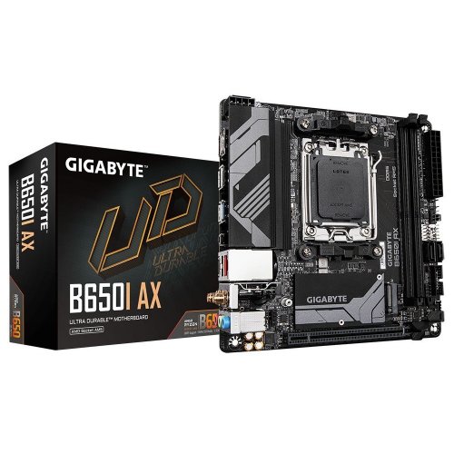 Материнская плата Gigabyte B650I AX (sAM5, AMD B650) (Восстановлено продавцом, 890530) купить в Украине: Киев, Днепр, Харьков, Одесса  | Проверка совместимости, низкая цена, отзывы, характеристики от TELEMART фото