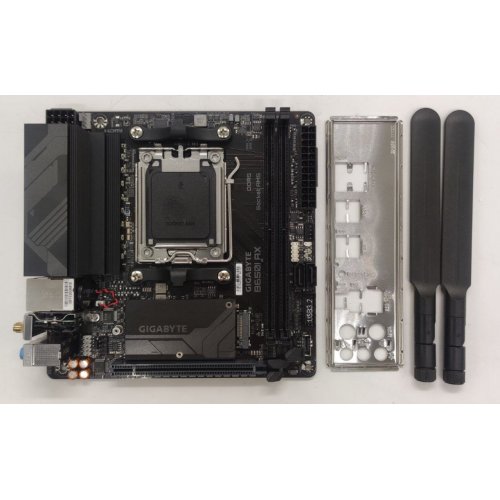 Материнская плата Gigabyte B650I AX (sAM5, AMD B650) (Восстановлено продавцом, 890530) купить в Украине: Киев, Днепр, Харьков, Одесса  | Проверка совместимости, низкая цена, отзывы, характеристики от TELEMART фото