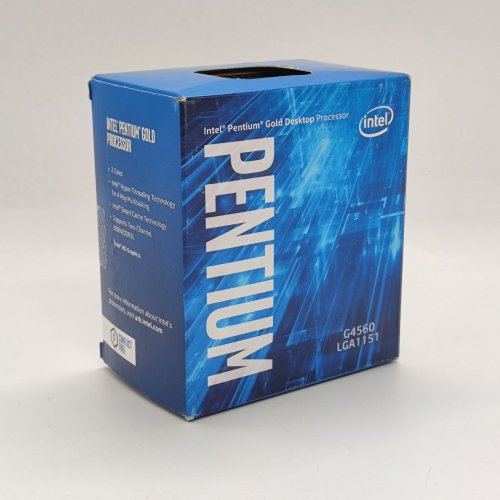Процессор Intel Pentium G4560 3.5GHz 3MB s1151 Box (BX80677G4560) (Восстановлено продавцом, 890536) купить в Украине: Киев, Днепр, Харьков, Одесса  | Проверка совместимости, низкая цена, отзывы, характеристики от TELEMART фото