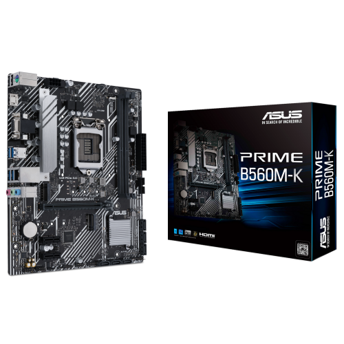 Материнская плата Asus PRIME B560M-K (s1200, Intel B560) (Восстановлено продавцом, 890541) купить в Украине: Киев, Днепр, Харьков, Одесса  | Проверка совместимости, низкая цена, отзывы, характеристики от TELEMART фото