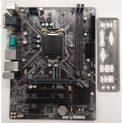 Материнська плата Gigabyte H310M S2P 2.0 (s1151-V2, Intel H310) (Відновлено продавцем, 890558) купити в Україні: Київ, Львів, Хмельницький, Тернопіль, Івано-Франківськ | Перевірка сумісності, низька ціна, відгуки, характеристики від TELEMART фото