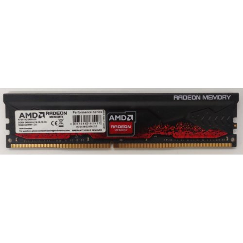 Озу AMD DDR4 16GB 2400Mhz Radeon R7 Performance (R7S416G2400U2S) (Восстановлено продавцом, 890563) купить в Украине: Киев, Днепр, Харьков, Одесса  | Проверка совместимости, низкая цена, отзывы, характеристики от TELEMART фото